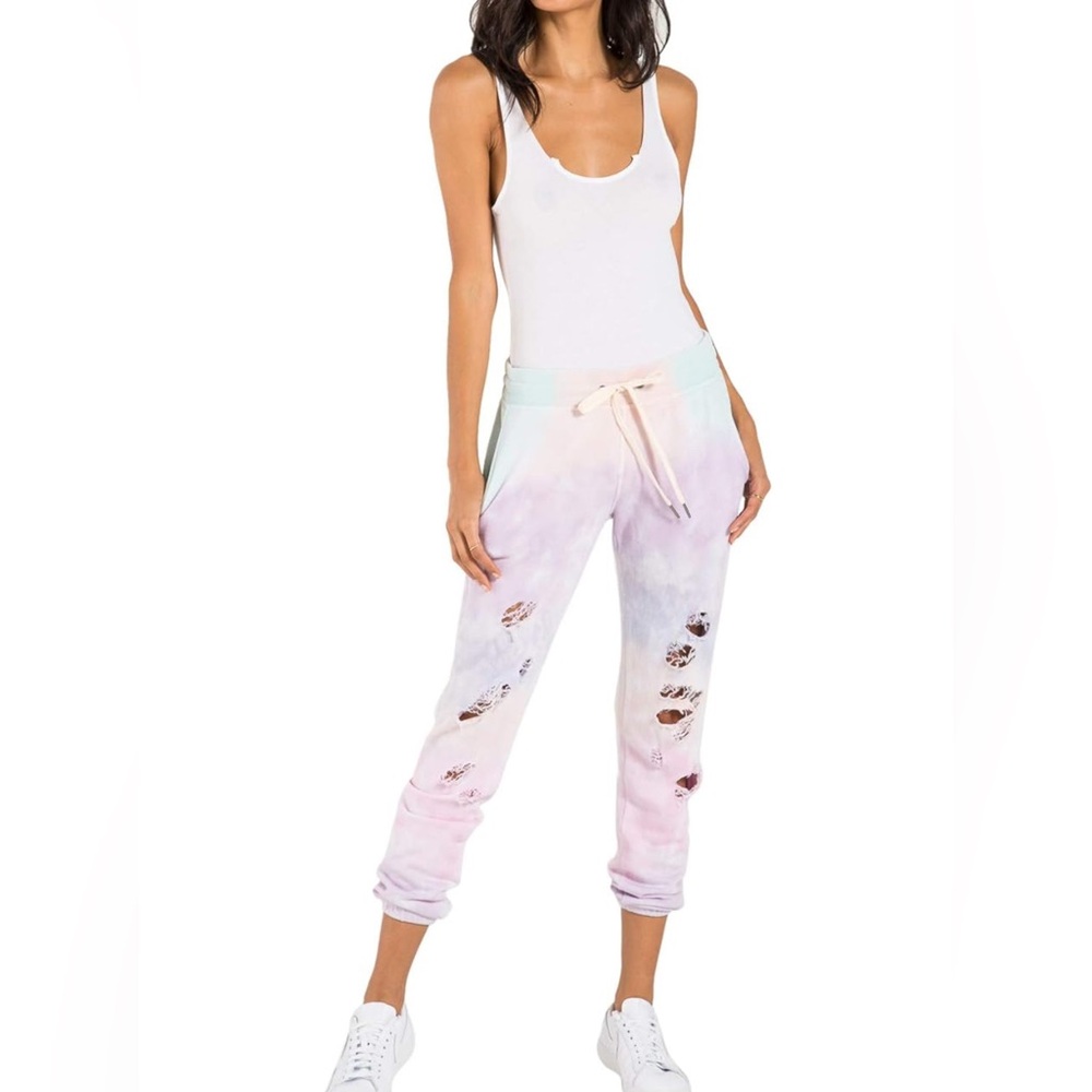 n:philanthropy
Distressed Tie-Dye Road Joggers.